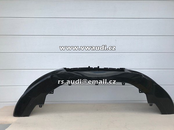 AUDI 4G0 807 437C  Nárazník přední A6 4G C7 S-Line 2012 2014 - s otvory na ostřikovače světlometů  + otvory pro parkovací čídla 4 X   PDC černá barva  - 4