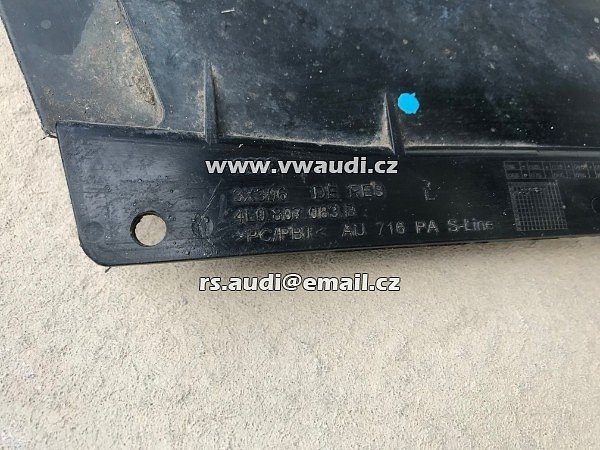 4L0 807 437L AUDI Q7 4L FACELIFT fl. S-Line - s otvory na ostřikovače světlometů  + otvory pro parkovací čídla 4 X PDC - 8