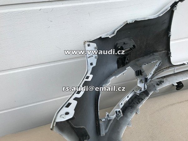  8V3 807 437 Nárazník přední  Audi A3 8V   s otvory na ostřikovače světlometů    barva bílá  - 18