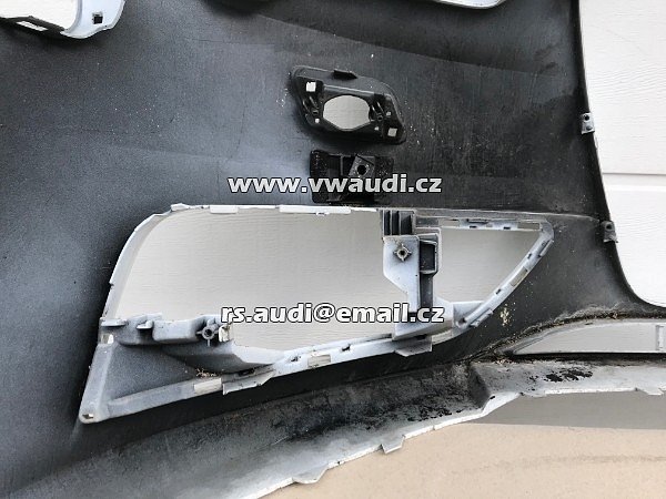  8V3 807 437 Nárazník přední  Audi A3 8V   s otvory na ostřikovače světlometů    barva bílá  - 16