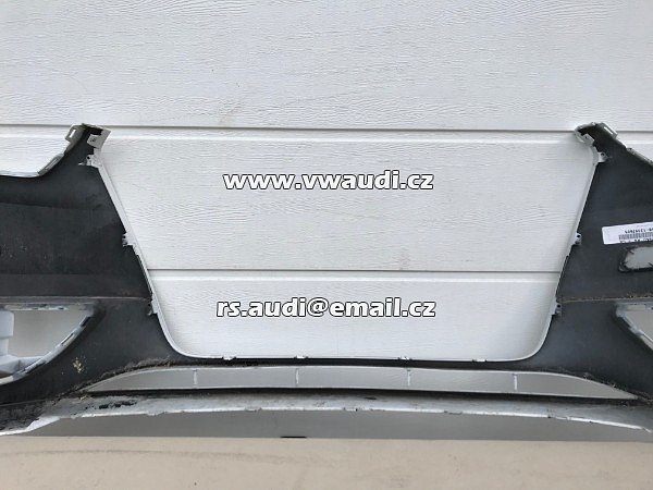  8V3 807 437 Nárazník přední  Audi A3 8V   s otvory na ostřikovače světlometů    barva bílá  - 14