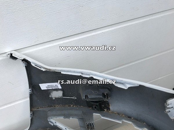  8V3 807 437 Nárazník přední  Audi A3 8V   s otvory na ostřikovače světlometů    barva bílá  - 10