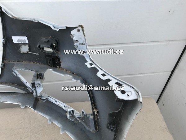  8V3 807 437 Nárazník přední  Audi A3 8V   s otvory na ostřikovače světlometů    barva bílá  - 9