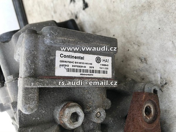 ZSB.0   525.010  Audi Q3 8U / VW Passat B6 B7 a Passat CC 3C a VW CC 3,6 V6 + 2,0 TDI    Zadní diferenciální / zadní pohon s číslem dílu   kod  - diferencialu MBD .  mbd  . M B D    diferák zadní náprava osa  - 5