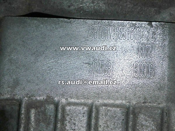 1K0 907 554C    Zadní diferenciální / zadní pohon s číslem dílu   kod  - diferencialu HVZ  diferák zadní náprava osa   AUDI-SEAT-SKODA-VW PASSAT 3C 2005- 2.0TDI 16V 4-MOTION HALDEX řídící jednotka haldexu diferenciál 4 x 4 syncro 4Motion - 6