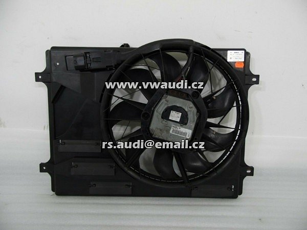 3 137 229 014 VW Sharan 7M3 1,9 96kW  BTD ASZ + 2.0 TDI ventilátory  motoru ventilátoru  rám držák sahara větráky chlazení motoru  řídící jednotka chlazení - 3