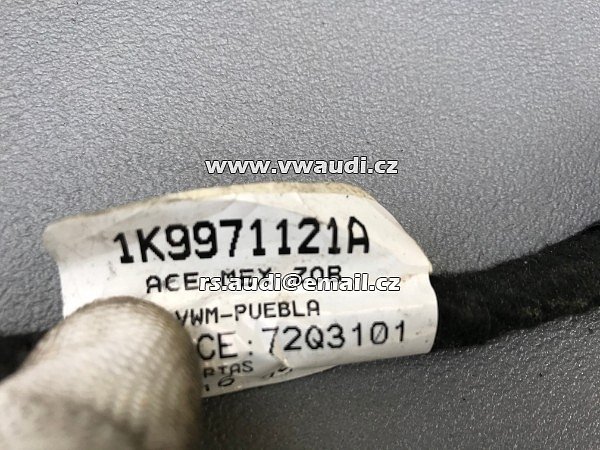 1K9 971 121A Golf 6 VI 5 V kabeláž dveří svazek elektriky dveří LEVÁ strana  - 3