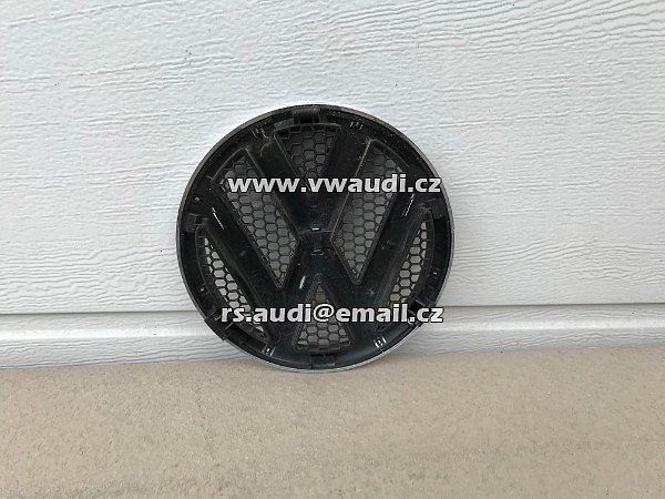 7E0 853 601 C Transporter Crafter  T5 T6  VW Emblem  Znak na masku chrom logo VW  - 2