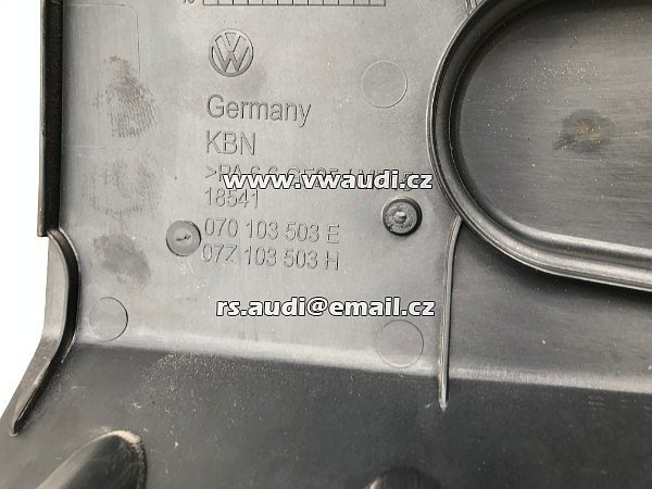 07Z 103 503H  Kryt víka ventilů , protihluková ochrana T5 2,5 TDI AXD AXE 150 + 180 PS - 4