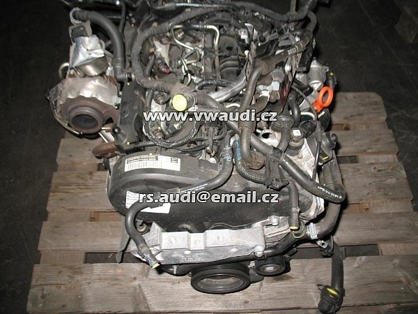CFH cfh Agregát motor bez příslušenství  Motor CFH, CFHA, CFHB 2.0 TDI Tiguan, Touran, Caddy, Jetta, Sharan,Octavia II, Superb II, Golf VI, Passat 3AA B7 , CC,  Seat Ibiza, Leon, Altea, Alhambra, Audi A3, A4, A5, A6 - 3