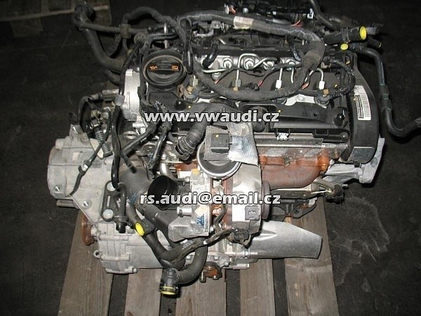 CFH cfh Agregát motor bez příslušenství  Motor CFH, CFHA, CFHB 2.0 TDI Tiguan, Touran, Caddy, Jetta, Sharan,Octavia II, Superb II, Golf VI, Passat 3AA B7 , CC,  Seat Ibiza, Leon, Altea, Alhambra, Audi A3, A4, A5, A6 - 4