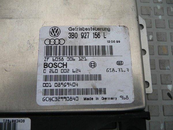 Řídící jednotka automatické převodovky  3B0 927 156L  BOSCH - 0 260 002 624 - 2