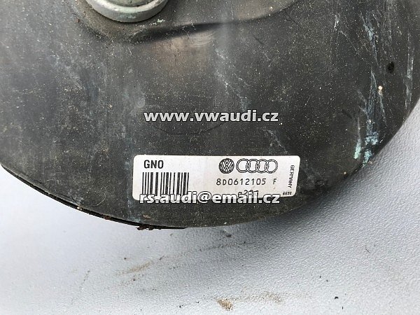 8D0 612 105 F  A4 B5 8D0 1995 - 2001   Brzdový válec posilovač brzd a pracovním válcem nádobkou  - 2