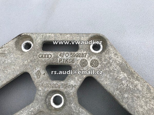 4F0  599 287  Audi A6 4F 2.7 3.0 TDI Držák převodovk diferencialu zadní náprava  - 2