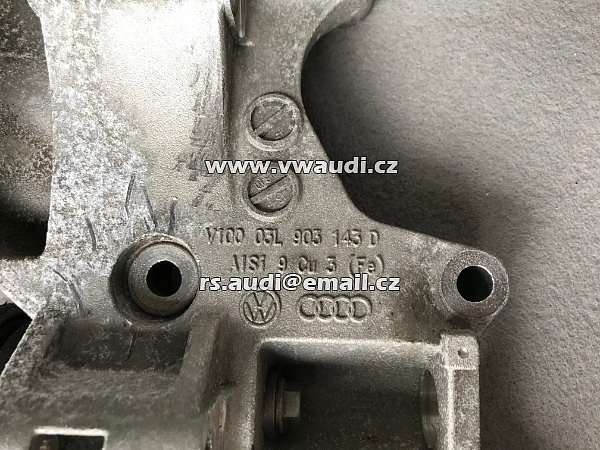 03L 903 143 D Držák pro montáž alternátoru 03L903143D VW Passat 3C B6 Tiguan 5N Golf 6 VI Držák agregátů na Motoru CEG CEGA 125 KW - 2