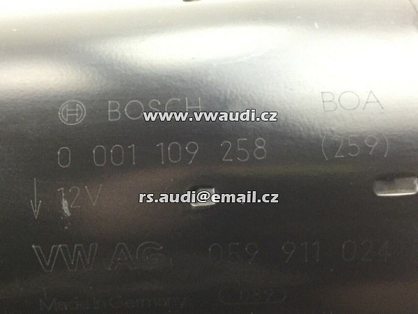  Original Audi A6 4F TDI A8 Q7  Starter  Bosch 001109258 - 3