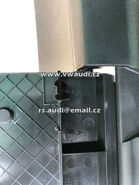  3C9 867 605 G Originální obložení zadních výklopných dveří černá barva plastu  pro  Passat 3C B6 Variant - 3