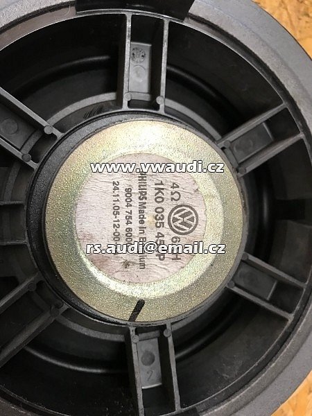 1K0 035 454P Reproduktor  Golf 5 V 1K 03-09   4OHM PHILIPS  - 3