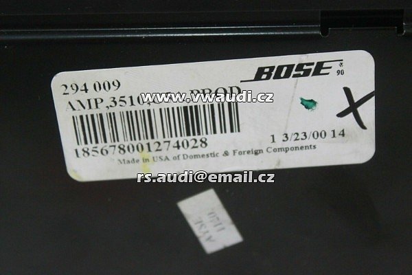  294009 AMP 3510 C5A Audi A4/A6 BOSE Verstärker  zesulovač   - 3