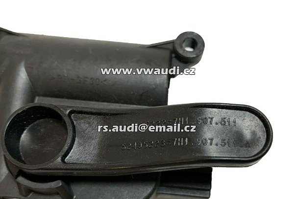 52495223 VW AUDI Servomotor nastavení klapky cirkulaci vzduchu topení + AC - 3