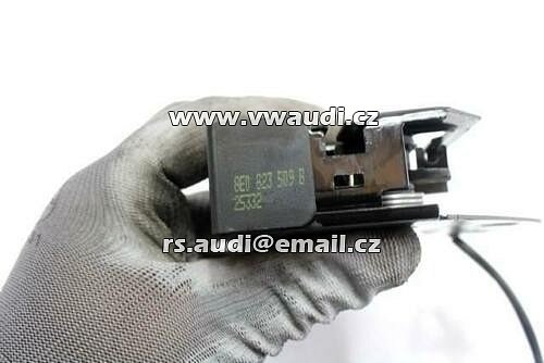 8E0 823 509B 8EO823509B  AUDI A4 8E B6 B7  1.9 96KW  Zámek přední kapoty  - přední čelo nasič zámku přední kapota  - 2