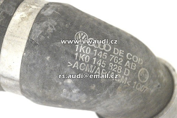 1K0145762AB  + koleno 1KO145828D Golf 5 V GTI 1K1 BWA  2.0 TFSI- tlaková hadice hadice plnicího vzduchu  - 4