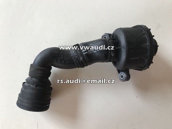 1K0 145 946A  Golf 5 V GTI 1K1 BWA -    Tlakové potrubí vzduchového potrubí nad 2,0 TSI VW Scirocco Golf 6 GTI originál 1KO 145 946A - 2
