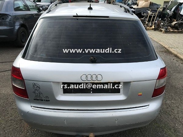  náhradní díly AUDI A4 B6 8E 2004 AVANT KOMBI 2,5 TDI Stříbrná metal.LY7W veškeré náhradní díly kůže - 13