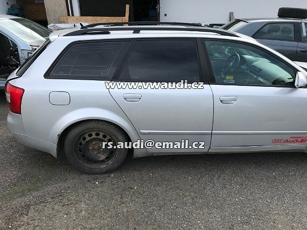  náhradní díly AUDI A4 B6 8E 2004 AVANT KOMBI 2,5 TDI Stříbrná metal.LY7W veškeré náhradní díly kůže - 22