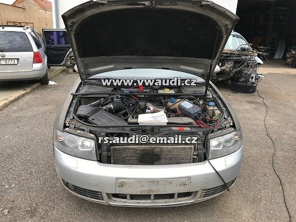  náhradní díly AUDI A4 B6 8E 2004 AVANT KOMBI 2,5 TDI Stříbrná metal.LY7W veškeré náhradní díly kůže - 15