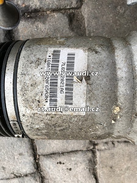 7L6 512 021AG  Tlumič pérování vzduchová pružina vzadu vlevo  7L6 512 021AG  VW Touareg 7L 2004  měch tlumič podvozek vzduchový pneumatický - 3