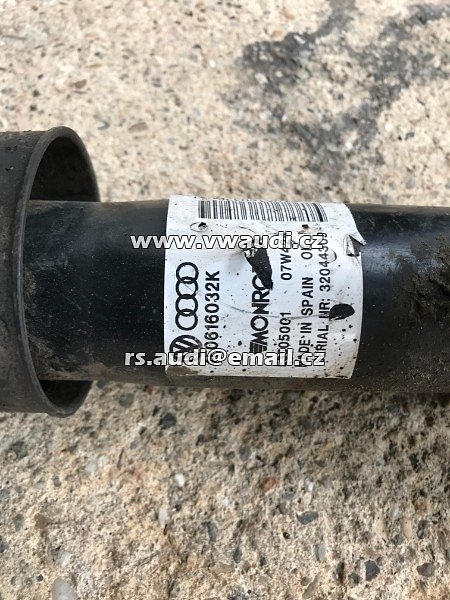 4F0 616 032 K Tlumič pérování vzduchová pružina vzadu vpravo  Audi A6 4F C6 vzadu  s ADS 4FO 616 032 K - 2