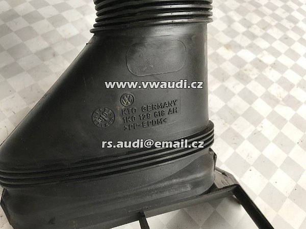 1K0 129 618AH Sání hadice trubka roura přední čelo Golf  5 TOURAN PASSAT 3C  1KO 129 618AH - 3