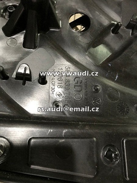 5K4 839 730J Stahování oken pro VW Golf 6 1.4 TSI  Stahovačka elektrická  pravá  - 3