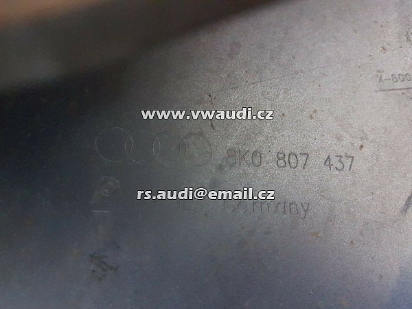8K0807437 Audi A4 8K B8 nárazník nárazník 08-11 přední nárazník PDC modrá  - 5