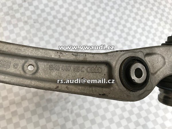 8K0 407 155 C rameno spodní      8KO407155C Otočný kloub příčného ramene nápravy levý přední Audi A4 8K A5 8F 8T A6 4G Q5 ORIG. - 4