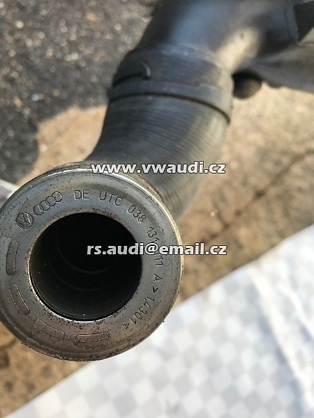 3C0 145 828E    Golf 5 V Passat 3C B6 Octavia 2 . A3 Touran 1T 3C0 145 828E .3CO 145 828E     tlaková hadice hadice plnicího vzduchu trubka roura vedení stlačeného vzduchu LLK intercooler chladič turba - 5