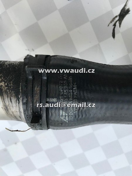 7M3 145 955 AM VW Sharan 2 Generace 7M3 2005 1,9 Tdi 85 kW 115 PS AUY  YM21CFC72    Hadice trubička plnícího vzduchu - 8
