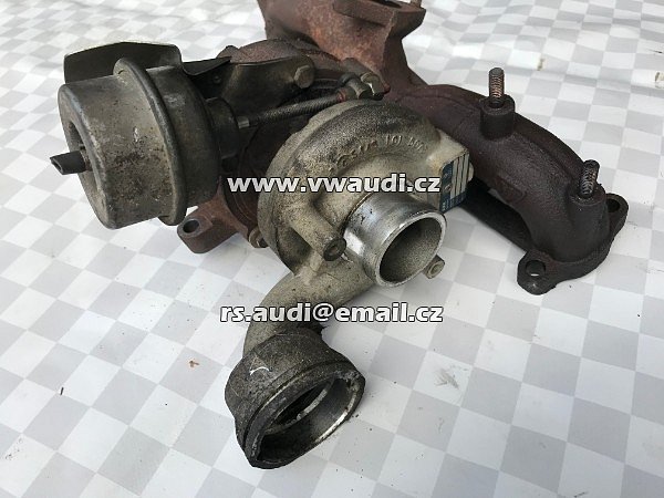 03G 253 014C  VW Sharan 7M 1.9 BTB 03G253014C turbodmychadlo  ( turbo turbína Turbolader Turbine ) - 2