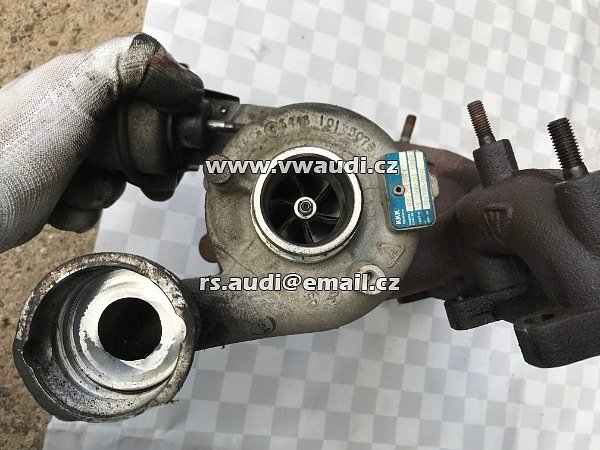 03G 253 014C  VW Sharan 7M 1.9 BTB 03G253014C turbodmychadlo  ( turbo turbína Turbolader Turbine ) - 4