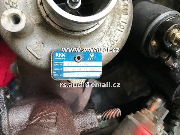 03G 253 014C  VW Sharan 7M 1.9 BTB 03G253014C turbodmychadlo  ( turbo turbína Turbolader Turbine ) - 8