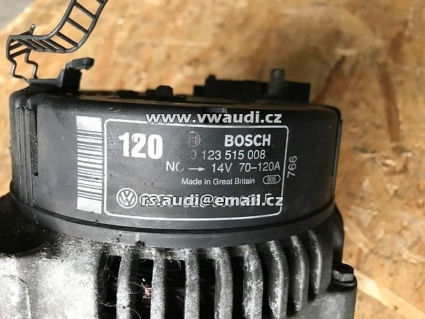 028 903 028F VW Passat B5 1996 - 1999  1,9  TDI  Alternátor Generátor 120 A  Amp 14V - 5
