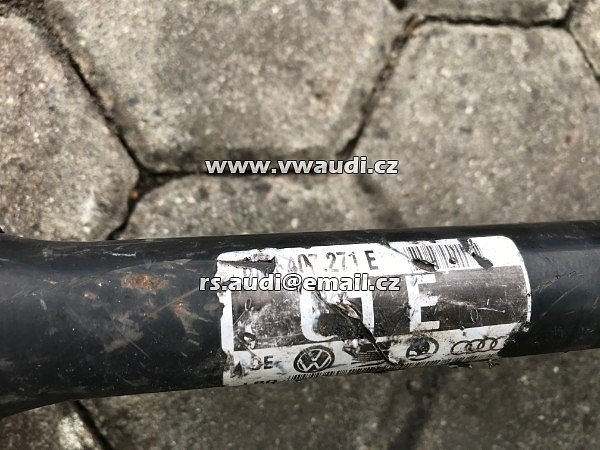 8N0 407 271E Hnací hřídel Audi TT 8N Quattro levá šestistupňová převodovka 8NO407271E 4 Motion VR6 - 5