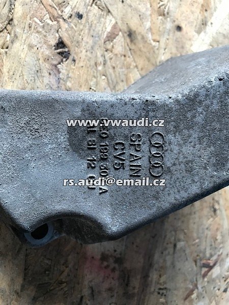 8E0 199 307A Podpěra motoru Audi A4 8E B6 B7 podpora konzoly motoru vlevo 8EO199307A držák motoru ALT  - 3