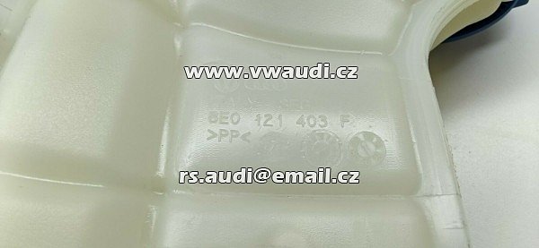 8E0 121 403 Chladicí kapalina expanzní nádržka  pro Audi A4 A6 A8 Seat Exeo 8EC, B7 8EO 121 403 - 3