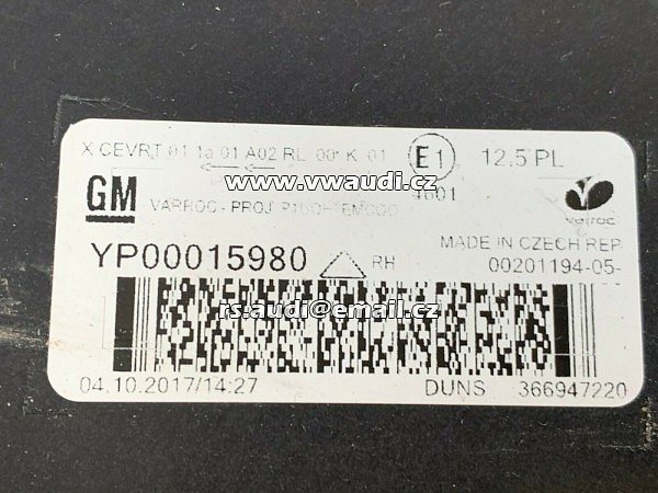 YP00015980 Hlavní světlomet Opel LED GRANDLAND X vpravo přednílampa spolujezdec Pravá přední PP. SVĚTLO . - 2