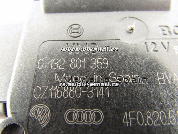 4F0 820 511 A Bosch 0132801359 klapka vyhřívání BMK 4F0820511A Audi A6 C6 4F 2006  3,0 TDI - 3