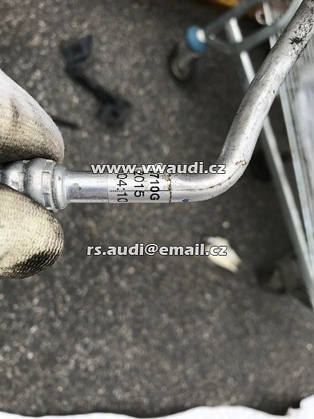 8T0 260 710 G Hadice klimatizace kompresoru klimatizace Audi A4 8K 13-17 AUDI S5 8TO260710G OEM použité - 4