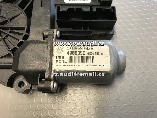 1K0 959 792C Motor elektrického ovládání oken VW Touran Altea pravý 1KO959792C - 3