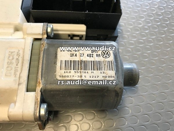 1K0959793J Motor zvedání okna  řídicí jednotka dveří 1KO959793J přední levý VW Touran - 3